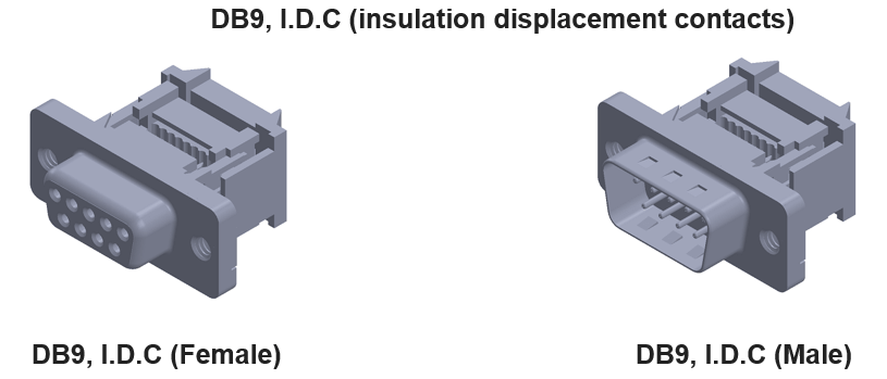 DB-9 D-SUB IDC