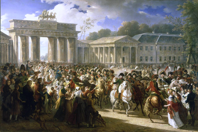 Napoleão triunfa em Berlim 